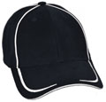 FRONT VIEW OF BASEBALL CAP NAVY/WHITE
